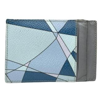 Emilio Pucci Pre-owned leren portemonnee - Dames - Vintage Accessoires - Blauw - ONE Size - Leer - Vintage