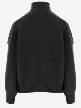 arch4 Womens Cashmere Sweater Black