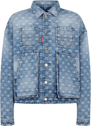 Dsquared2 Logo-embellishment Denim Jacket