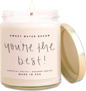 Sweet Water Decor Youre the Best Scented Candle - 9 oz. in Pink at Nordstrom Rack