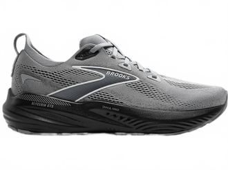 Brooks Mens Glycerin Gts 22 Running Shoes In Primer Gray/ebony/bluewash
