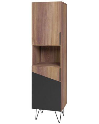 Manhattan Comfort Beekman 17.51 Narrow Bookcase Cabinet