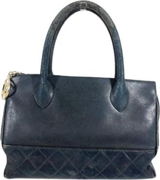 Chanel Pre-owned Handbag Tote - Dames - Vintage Handtas - Zwart - ONE Size - Leer - Vintage