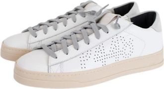 P448 Jack Sneaker - Heren - Sneakers - Wit - 40 EU - Katoen - Schoenen