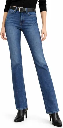 Fidelity Denim Lily High Boot Jeans in St. Tropez at Nordstrom, Size 32 X 32
