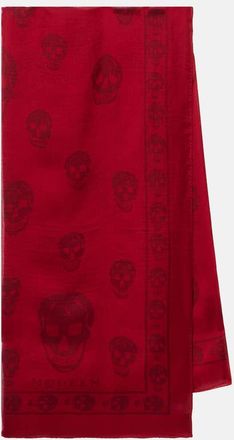 Alexander McQueen Printed silk scarf
