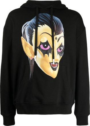 Haculla Golden Lady graphic-print hoodie - men - Cotton - M - Black