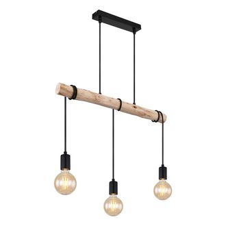 Globo Lighting L&aacute;mpara Colgante - Gregor - Natural - Metal - Gran - Globo