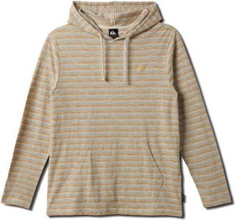Quiksilver Stripe Slub Hoodie in Golden Haze at Nordstrom, Size Small