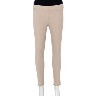 Joseph Beige Stretch Gabardine Leggings