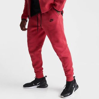 Nike Sportswear Tech Fleece Jogger Pants Red/Black FB8002-672 Mens