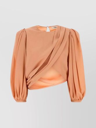 Chlo&eacute; silk top