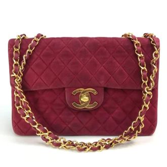 Chanel Pre-owned Leather chanel-bags - Dames - Pre-owned - Rood - Maat: ONE Size Leer