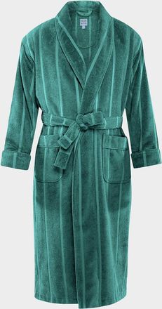 Majestic International Men & apos;s Ultra Lux Jacquard Shawl Robe