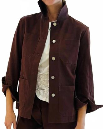 Secular Brea Lightweight Jacket In Chocolate