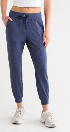 DKNY Space Dye High Waist Slim Fit Pants in Peacoat Sp at Nordstrom Rack, Size X-Small