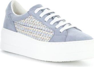 Bos. & Co. Mera Lace-Up Platform Sneaker in Smoke at Nordstrom, Size 10-10.5Us