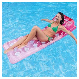 Trade Shop Materassino Isola Gonfiabile Con Buchi In Pvc Mare Piscina 188 X 71 Cm 3 Colori - - Trade Shop Traesio