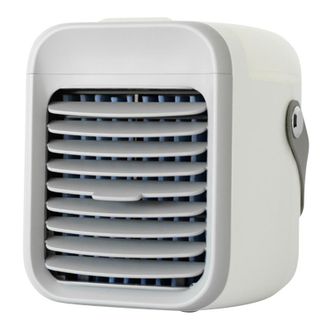 OEM Aire Acondicionado Port&aacute;til Recargable Con Ventilador, Funciones De Refrigeraci&oacute;n, Humidificador, Filtro, 3 Velocidades Y Luz Nocturna De Colores