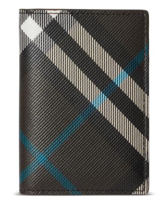 Burberry Portacarte a quadri - Marrone