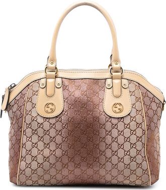 Gucci Pre-owned Gucci Medium GG Lurex Scarlett Satchel 282299 486628