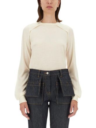 Helmut Lang Relaxed-Fit Wool And Silk Blend Top