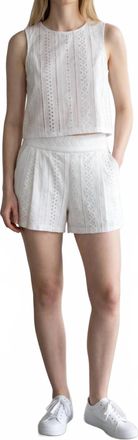 Drew Ivy Shorts In White