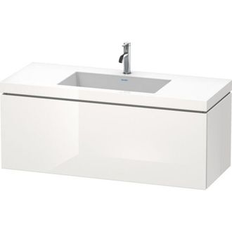 Duravit Mueble De Ba&ntilde;o L-cube Wt Vero Air 500x1200x480mm 1 Orificio Para Grifer&iacute;a Blanco Mate