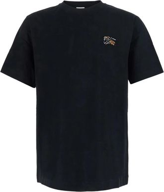 Burberry Seth EKD T-Shirt - Heren - T-shirts - Zwart - XL - Katoen - Tops