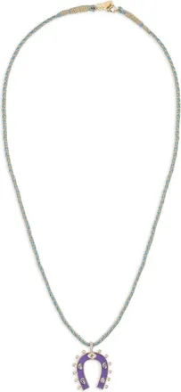 Mya Bay Horseshoe necklace - women - Metal - One Size - Gold