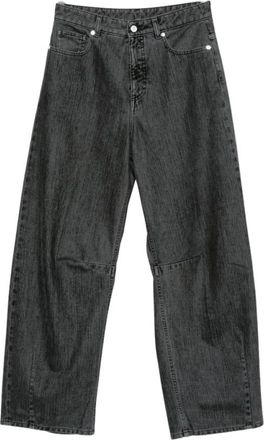 Nine In The Morning Wide Jeans - Dames - Loose Fit Jeans - Zwart - W28 - Jeans