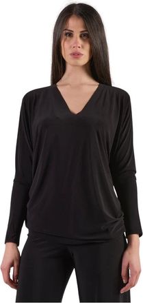 Norma Kamali Mujer, Jerseys, Negro, Talla: S