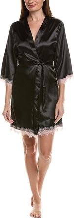 SUGAR Satin Lace Trim Robe