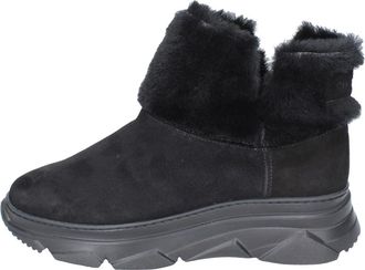 Stokton Winter Boots, female, Black, Size: 7 US Suede Ankle Boots for Women