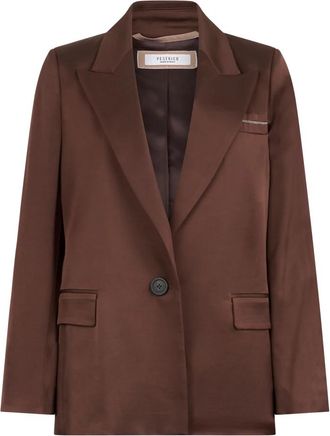 PESERICO Jassen - Dames - Blazers - Bruin - M - Jassen