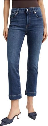 Sportmax Slim Fit Jeans met Lage Taille - Dames - Slim Fit Jeans - Blauw - W26 - Katoen - Jeans