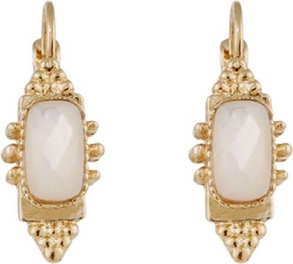 Gas Bijoux Earrings Metallic Serti Talisman