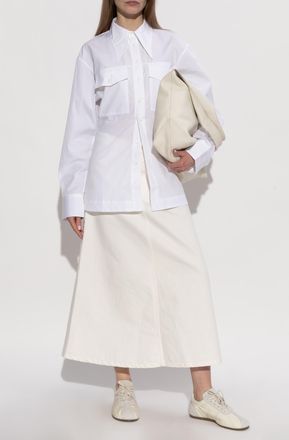 Ami Shirt With Pockets, Womens, White