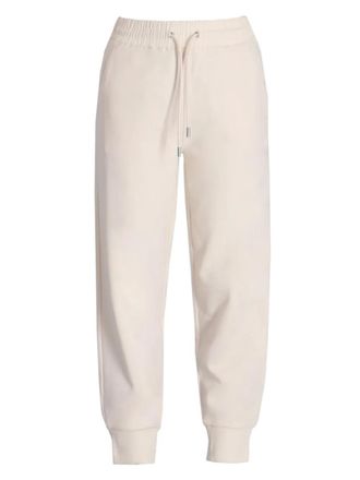 BOSS drawstring track pants - White