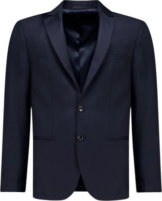 Autore Giacca Connery In Lana - Heren - Blazers - Blauw - M - Wol - Jassen