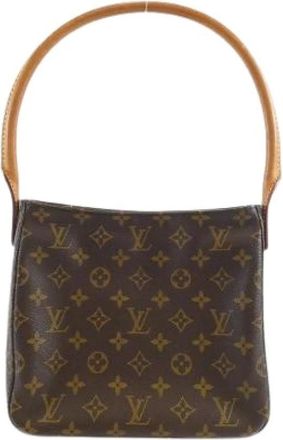 Louis Vuitton Pre-owned Shoulder Bags, female, Brown, Size: ONE SIZE Pre-owned Vintage Canvas Shoulder Bag