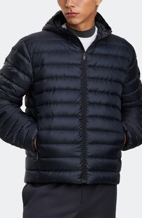 Canada Goose Stratus Hooded 750-Fill-Power Down Puffer Coat in Nocturne - Nocturne at Nordstrom, Size X-Large