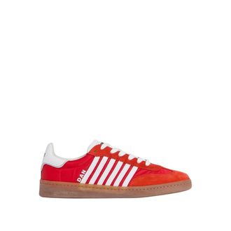 Dsquared2 Sneakers, female, Red, Size: 10 US Lace-Up Low Top Sneakers