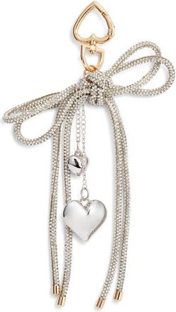 Chelsea28 Crystal Bow Bag Charm in Silver Multi- Gold at Nordstrom