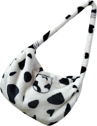 UPKOCH Cow Plush Shoulder Bag Crossbody Bag for Women Plush Girls for Casual Outings and Everyday Use