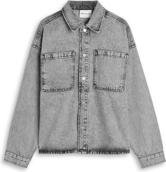 Mki Miyuki Zoku Denim Overshirt Jacket - Black - XL
