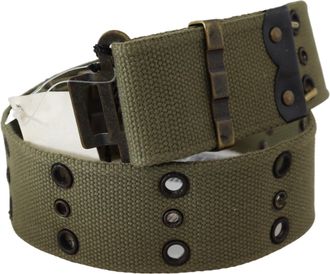 Ermanno Scervino 100% Cotton Rustic gold Buckle Womens Belt