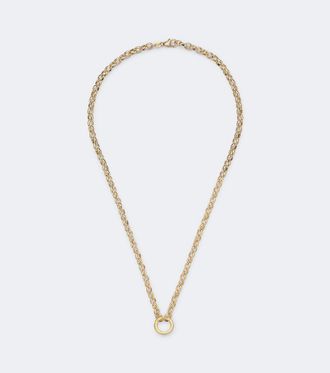 Foundrae Collar de cadena Belcher de oro de 18 ct