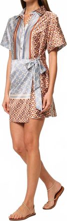 Misa Kezia Dress In Checkered Tile