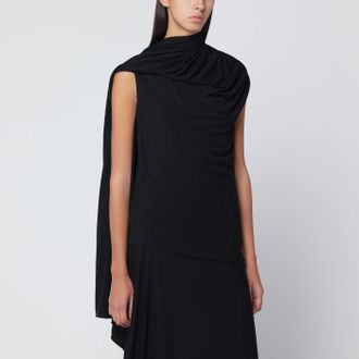 The Row Isadra top in black jersey